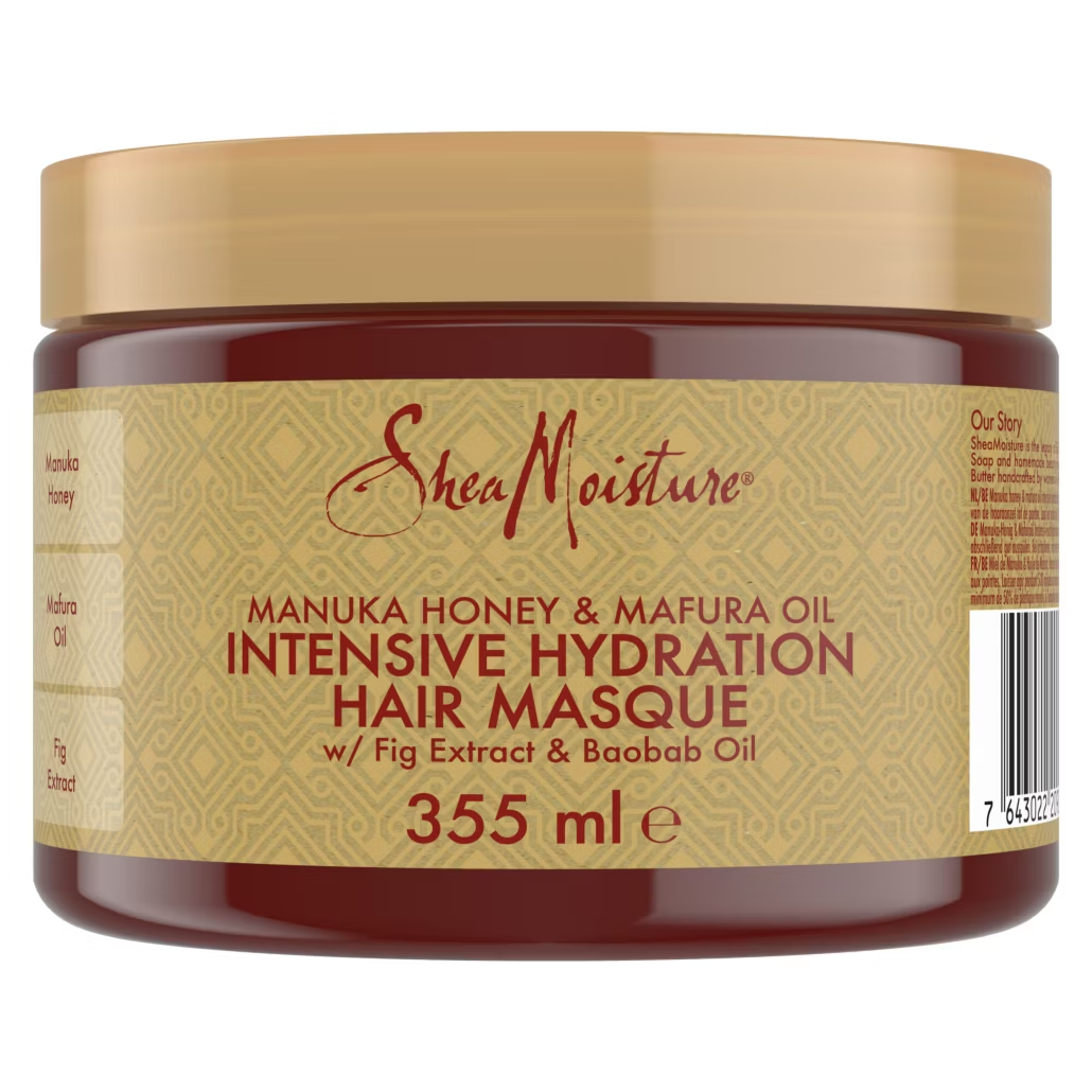 SheaMoisture Intensive Hydration Hair Mask Manuka Honey & Mafura Oil Masque 355 ML